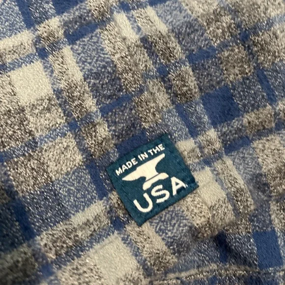 Hawthorne Holy Smokes Flannel Made In The USA  XL 100% Heavy Cotton gorpcore - Picture 5 of 7